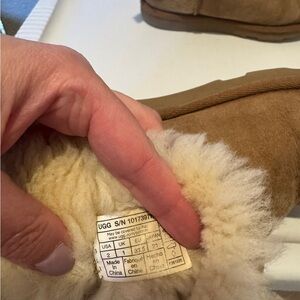 UGG Chestnut Suede Shearling Slip-On Boot